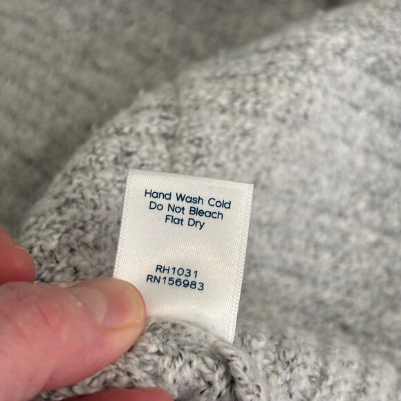 Peyton Jensen Cardigan Sweater‎ Small Gray Duster Chunky Long Lounge Cozy Comfy - Picture 13 of 13